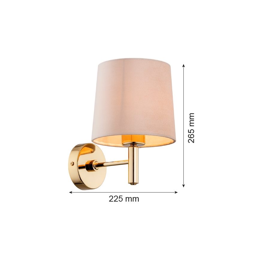 Argon 4727 - Aplique PONTE 1xE27/15W/230V