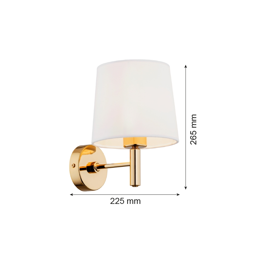 Argon 4728 - Aplique PONTE 1xE27/15W/230V