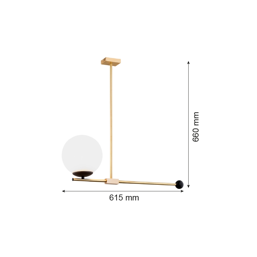 Argon 4738 - Lámpara colgante MEGAN 1xE14/7W/230V