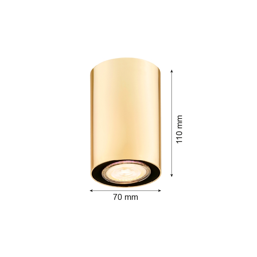 Argon 4759 - Plafón TYBER 1xGU10/5W/230V dorado