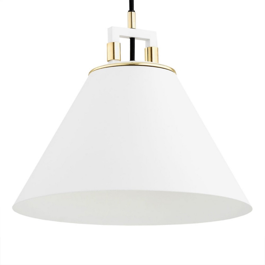 Argon 4914 - Lámpara colgante ORTE 1xE27/15W/230V blanco