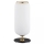 Argon 4994 - Lámpara de mesa VALIANO 1xE27/15W/230V negro/blanco/dorado