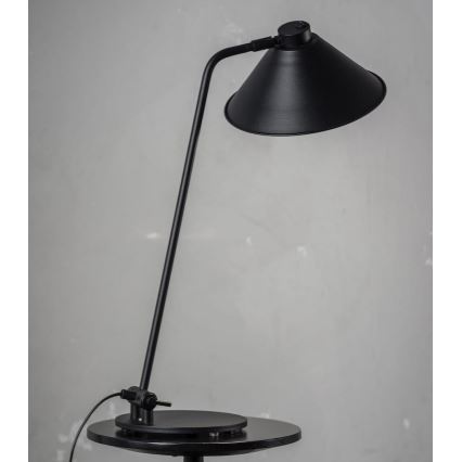 Argon 4998 - Lámpara de mesa GABIAN 1xE27/15W/230V negro