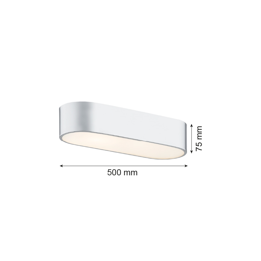 Argon 6004 - Plafón TONI 3xE27/15W/230V plata