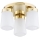 Argon 6165 - Lámpara de techo PASADENA 3xE27/15W/230V dorado/blanco