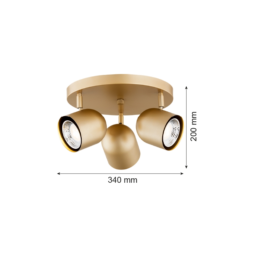 Argon 6249 - Foco ISOLA 3xGU10/5W/230V