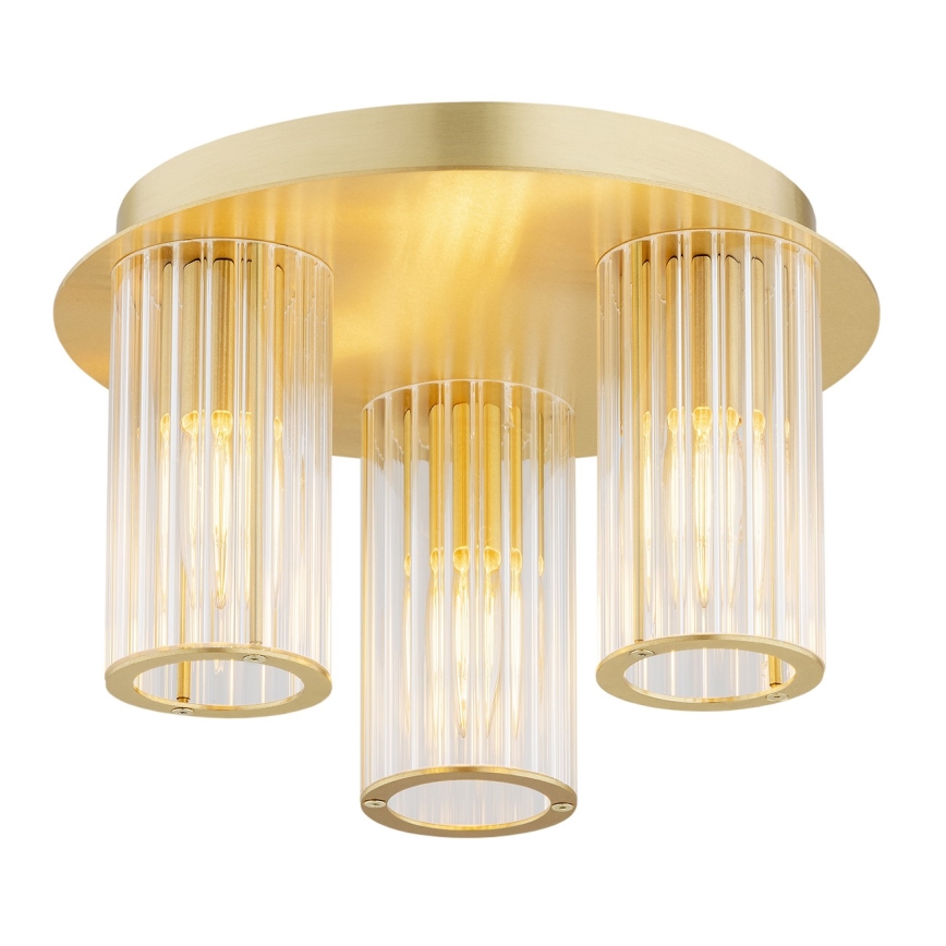 Argon 6304 - Plafón HAMPTON 3xE14/7W/230V dorado