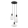 Argon 6323 - Lámpara colgante SAGUNTO PLUS 3xE27/15W/230V negro