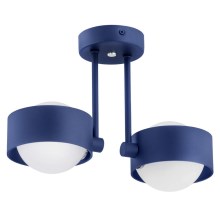 Argon 7090 - Lámpara colgante MASSIMO PLUS 2xG9/6W/230V azul