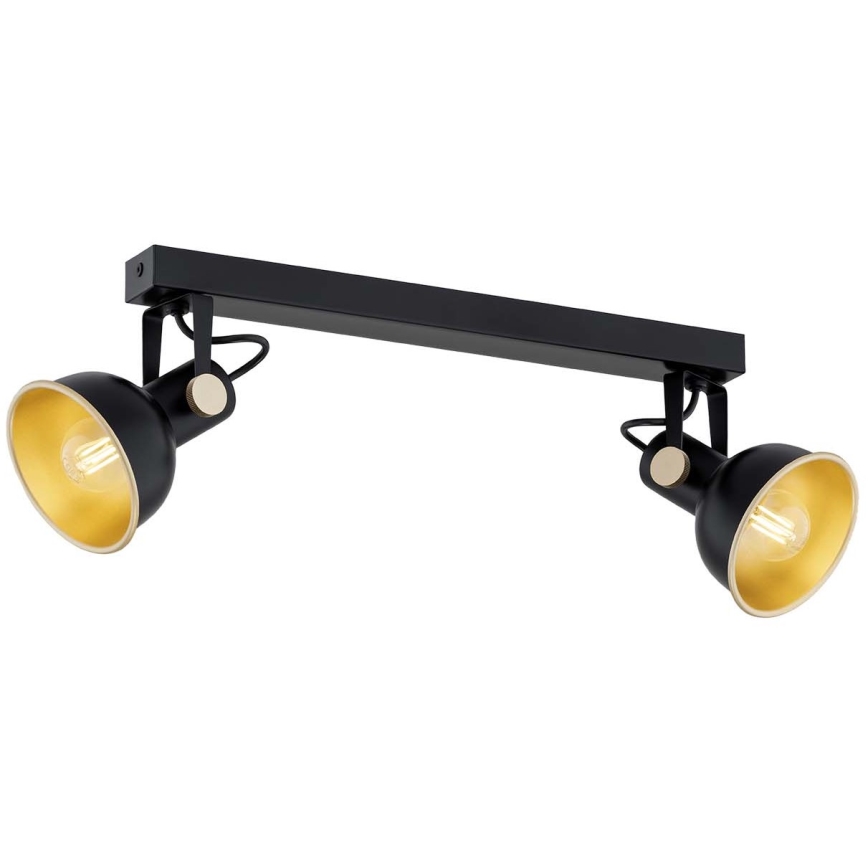 Argon 7142 - Foco LENORA 2xE14/7W/230V negro
