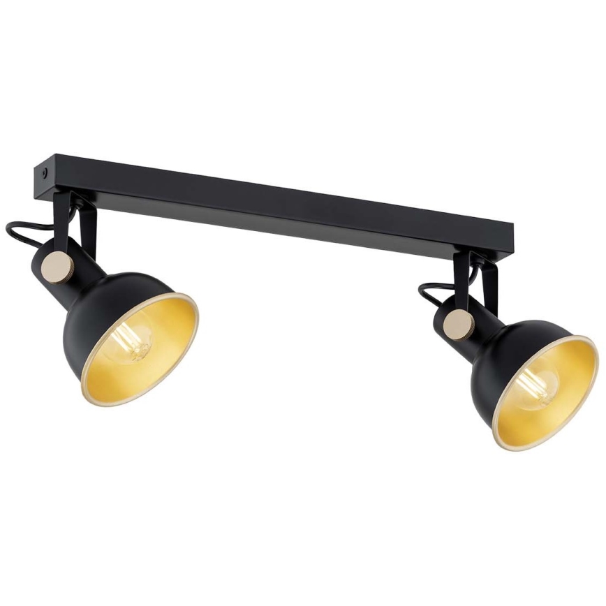 Argon 7142 - Foco LENORA 2xE14/7W/230V negro