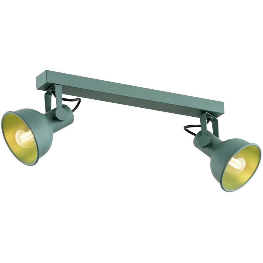 Argon 7174 - Foco LENORA 2xE14/7W/230V verde