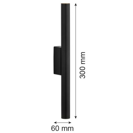 Argon 7222 - Aplique LED GRECO 2xLED/4,2W/230V 3000K negro