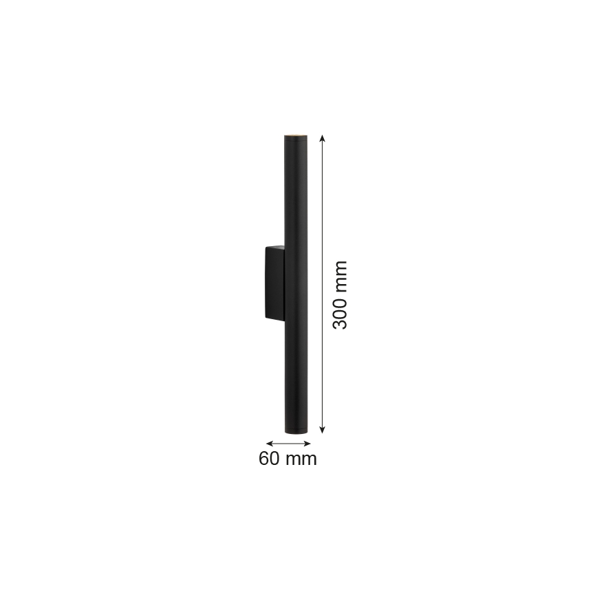 Argon 7222 - Aplique LED GRECO 2xLED/4,2W/230V 3000K negro