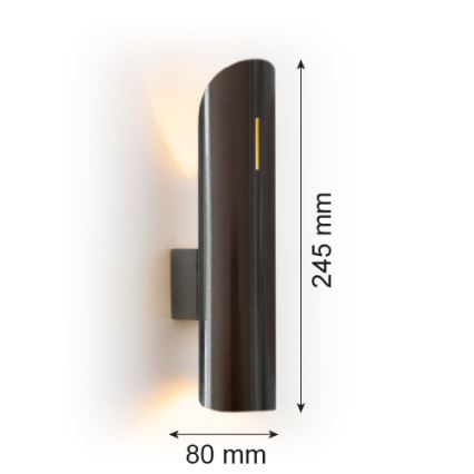 Argon 7232 - Aplique AKRON PLUS 2xG9/6W/230V