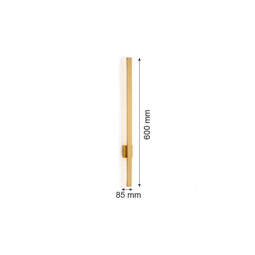 Argon 8063 - Aplique LED ASSE LED/6W/230V dorado