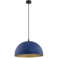 Argon 8244 - Lámpara colgante BONITA 1xE27/15W/230V azul