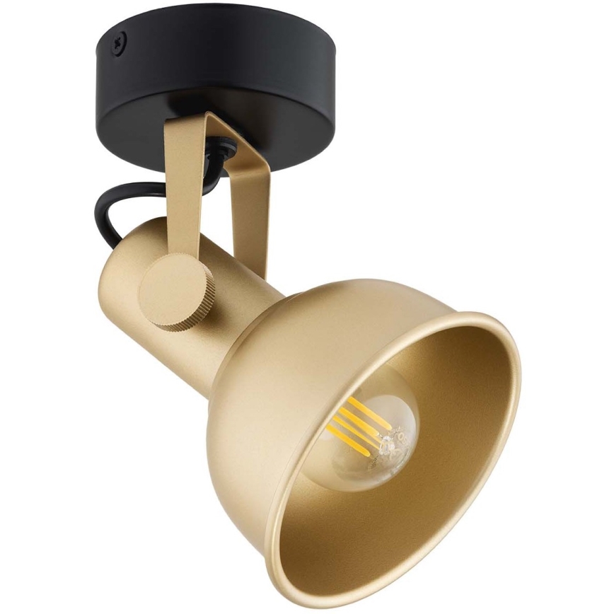Argon 8248 - Foco LENORA 1xE14/7W/230V dorado/negro