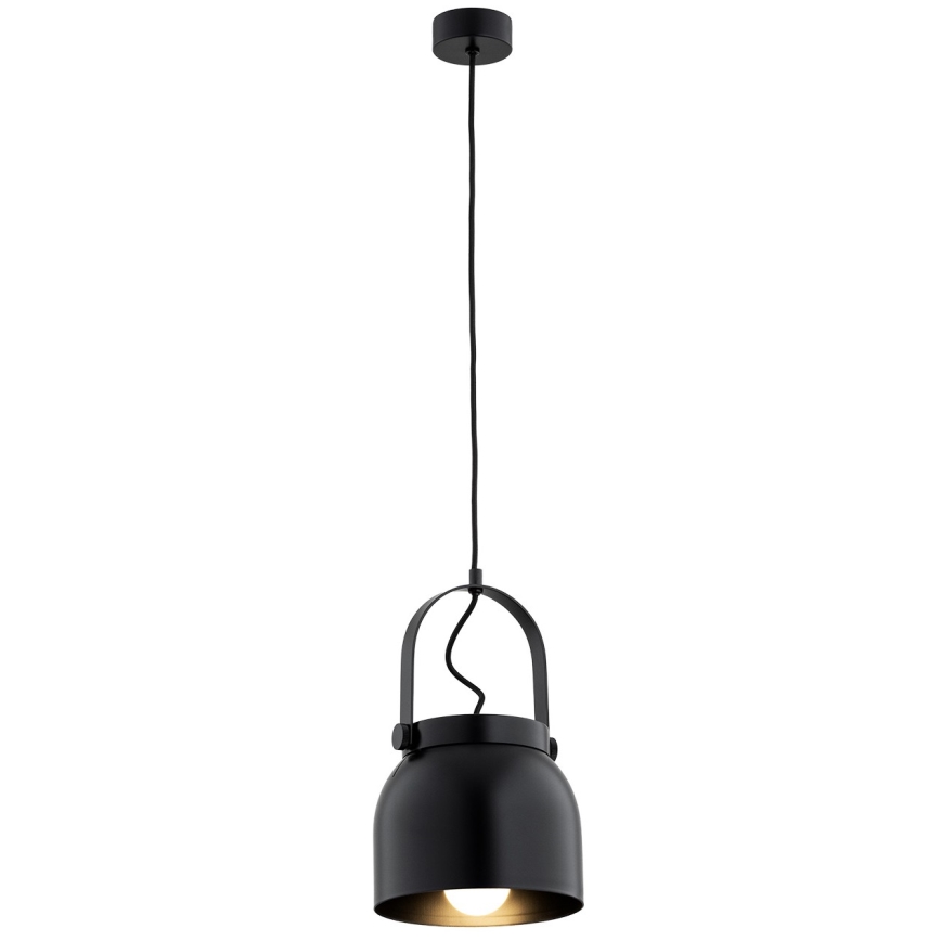 Argon 8281 - Lámpara colgante LOGAN 1xE27/15W/230V diá. 20 cm negro