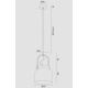 Argon 8281 - Lámpara colgante LOGAN 1xE27/15W/230V diá. 20 cm negro