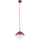 Argon 8296 - Lámpara colgante CAPPELLO 1xE27/15W/230V rojo