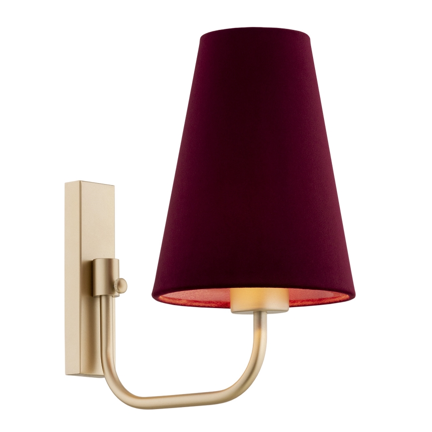 Argon 8313 - Aplique SAFIANO 1xE27/15W/230V vínová