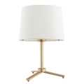 Argon 8318 - Lámpara de mesa CAVALINO 1xE27/15W/230V 39 cm color crema/dorado