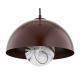 Argon 8444 - Lámpara colgante PIAVA 1xE14/7W/230V alabastro marrón