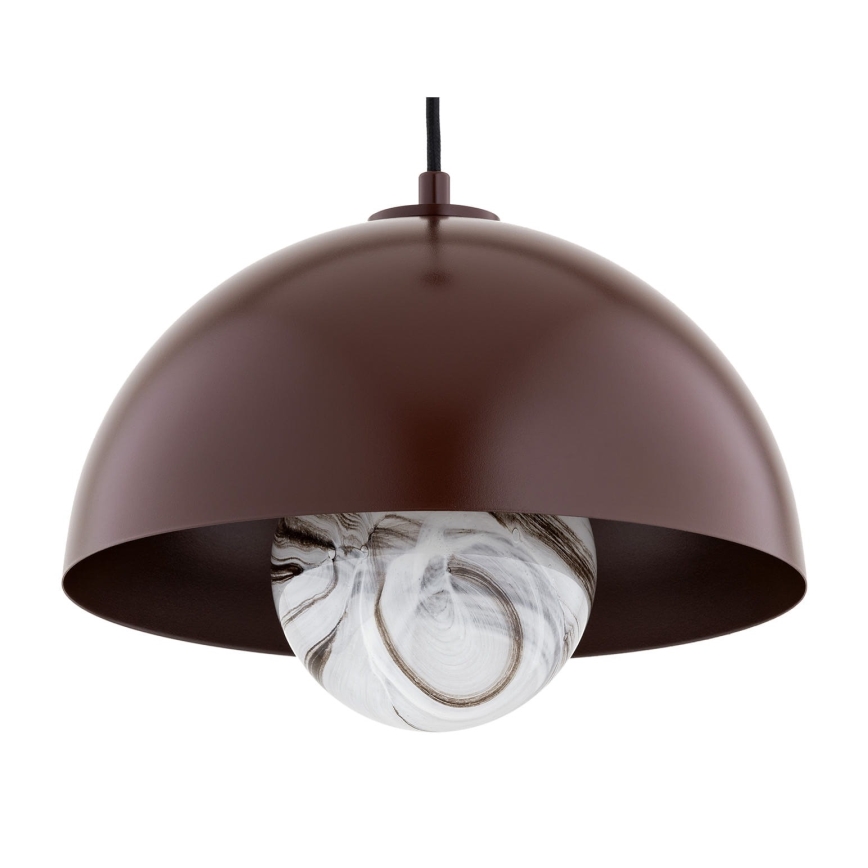 Argon 8444 - Lámpara colgante PIAVA 1xE14/7W/230V alabastro marrón