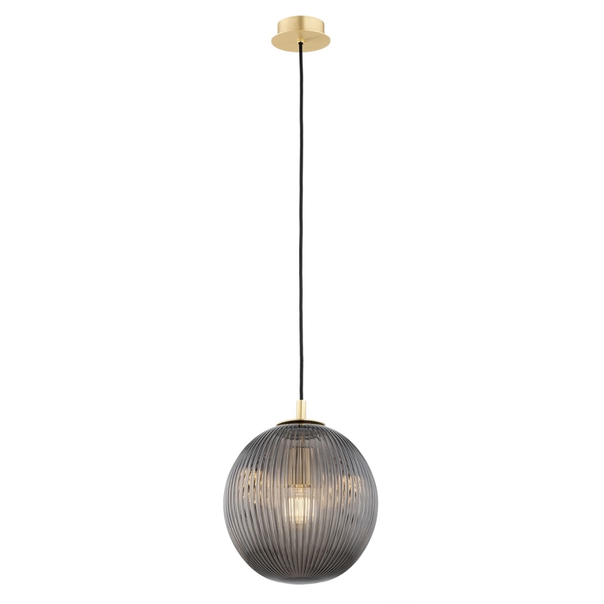 Argon 8513 - Lámpara colgante PALOMA 1xE27/15W/230V diá. 25 cm dorado/negro
