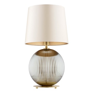 Argon 8530 - Lámpara de mesa HAMILTON 1xE27/15W/230V 54 cm color crema/gris
