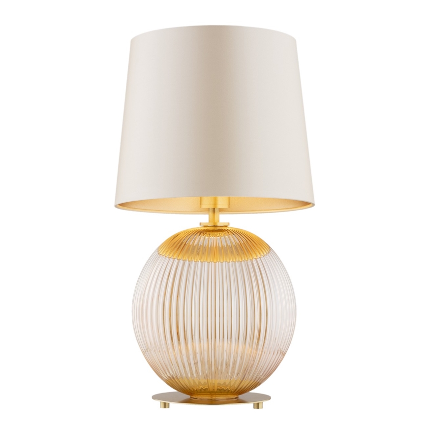 Argon 8535 - Lámpara de mesa HAMILTON 1xE27/15W/230V 54 cm color crema/beige