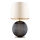 Argon 8538 - Lámpara de mesa HAMILTON 1xE27/15W/230V 54 cm color crema/negro