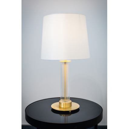 Argon 8540 - Lámpara de mesa HAMPTON 1xE27/15W/230V 57 cm blanco