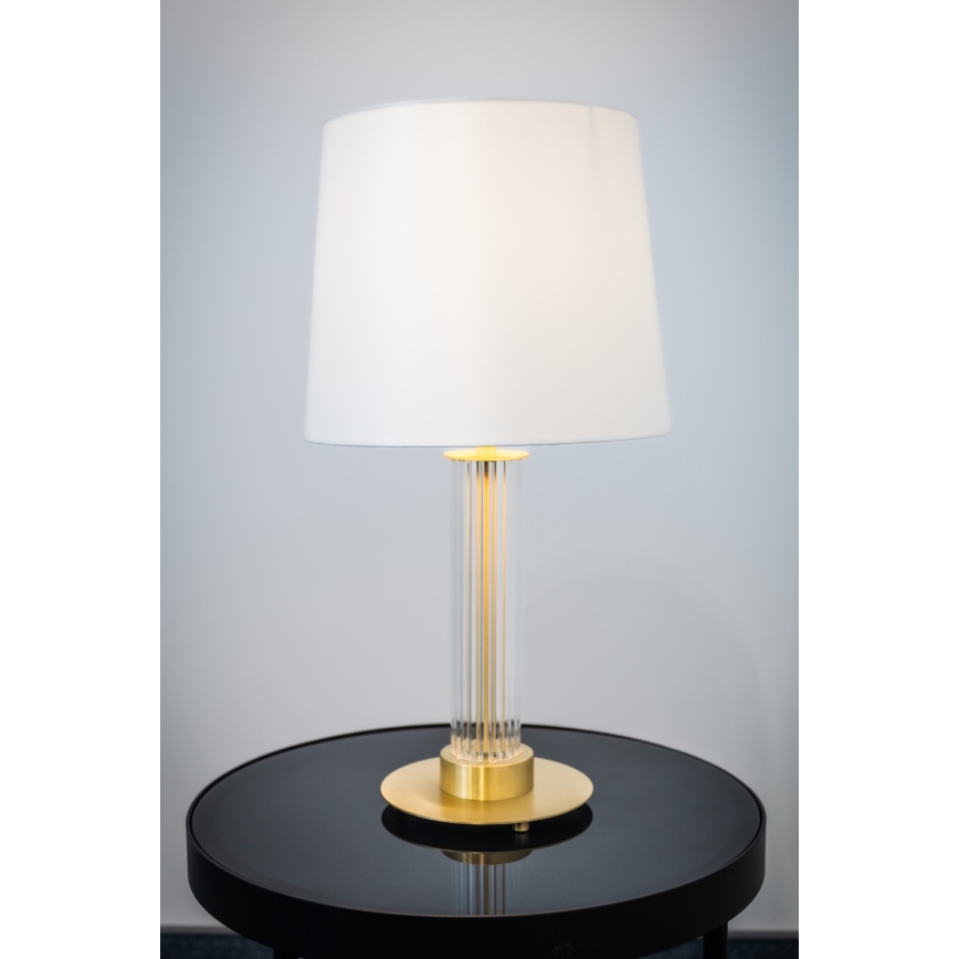 Argon 8540 - Lámpara de mesa HAMPTON 1xE27/15W/230V 57 cm blanco