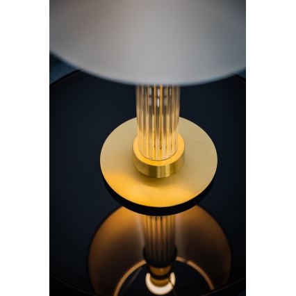 Argon 8540 - Lámpara de mesa HAMPTON 1xE27/15W/230V 57 cm blanco