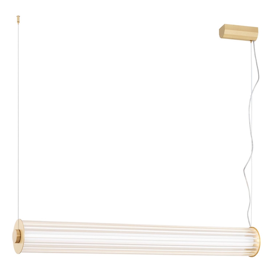 Argon 8624 - Lámpara LED colgante HAMPTON LED/90W/230V 3000K 120 cm latón