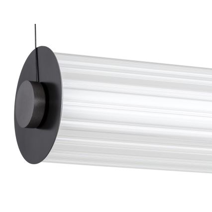 Argon 8625 - Lámpara LED colgante HAMPTON LED/90W/230V 3000K 120 cm negro