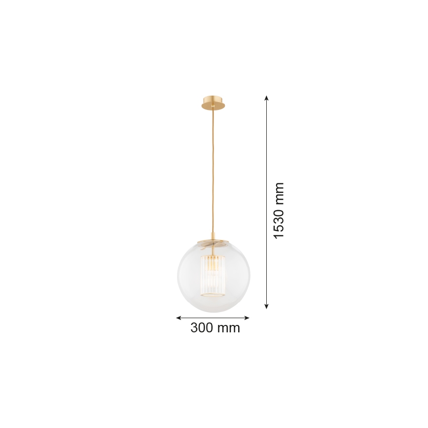 Argon 8626 - Lámpara colgante HAMPTON 1xE27/15W/230V
