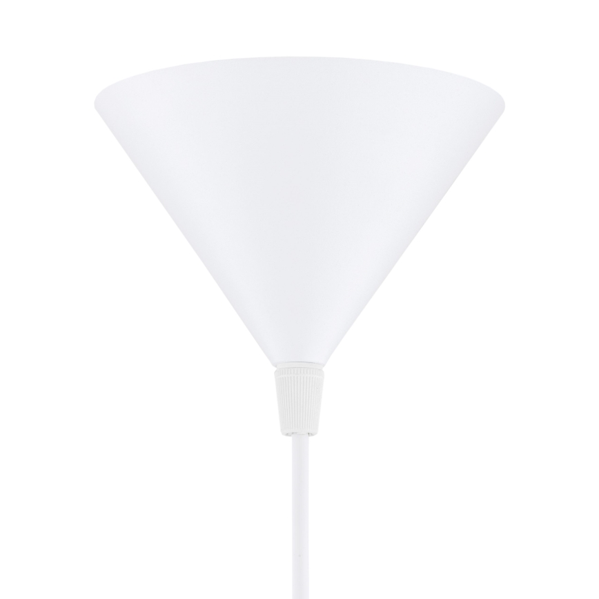 Argon 8631 - Lámpara colgante KEGEL 1xE27/15W/230V blanco