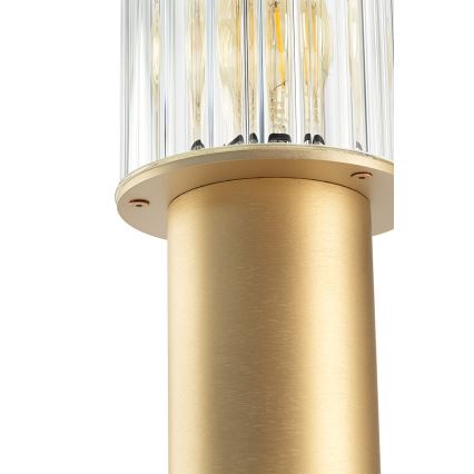 Argon 8753 - Lámpara de exterior NORFOLK 1xE27/15W/230V IP44 52cm dorado