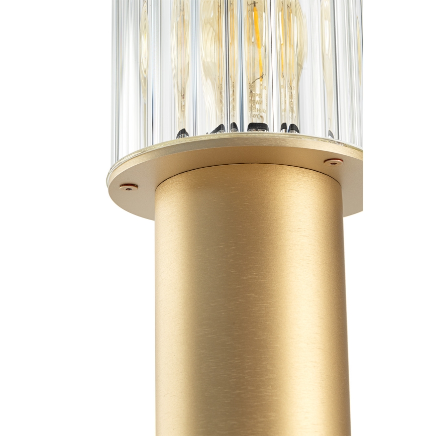 Argon 8753 - Lámpara de exterior NORFOLK 1xE27/15W/230V IP44 52cm dorado