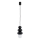 Argon 8788 - Lámpara de araña para baño colgante ORLANDO PLUS 1xG9/6W/230V IP44 negro