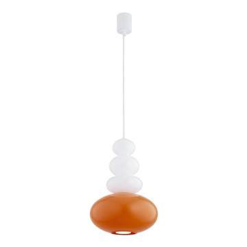 Argon 8822 - Lámpara colgante DIEGO 1xGU10/5W/230V blanco/naranja