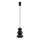 Argon 8827 - Lámpara colgante ORLANDO 1xGU10/5W/230V negro