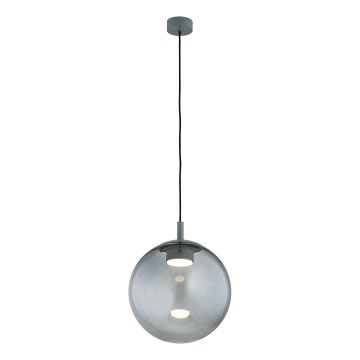 Argon 8830 - Lámpara colgante SACRAMENTO 1xGX53/8W/230V verde/ahumado