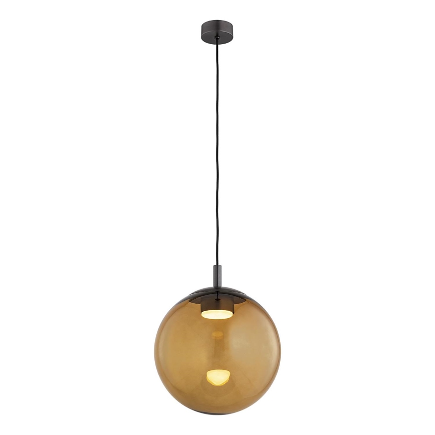 Argon 8831 - Lámpara colgante SACRAMENTO 1xGX53/8W/230V marrón/ahumado
