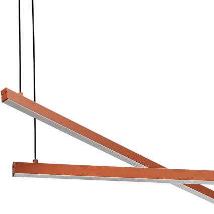 Argon 8837 - Lámpara LED colgante MIAMI LED/74W/230V 3000K marrón
