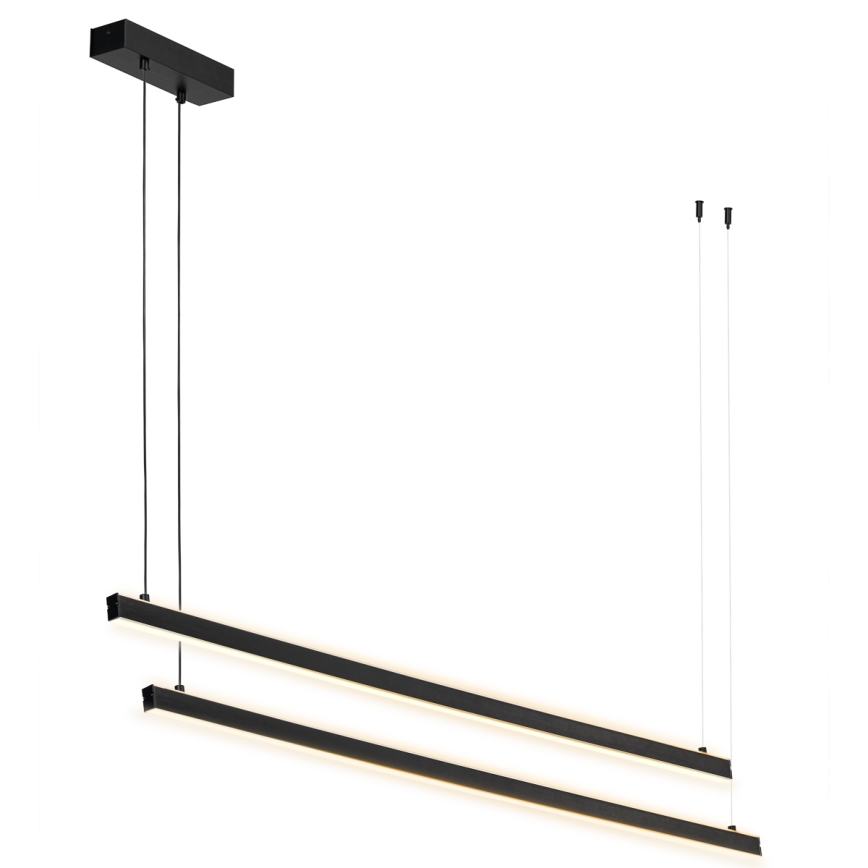 Argon 8838 - Lámpara LED colgante MIAMI LED/74W/230V 3000K negro