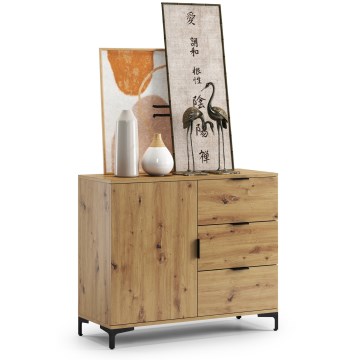 Armario con cajones LORA roble artisan